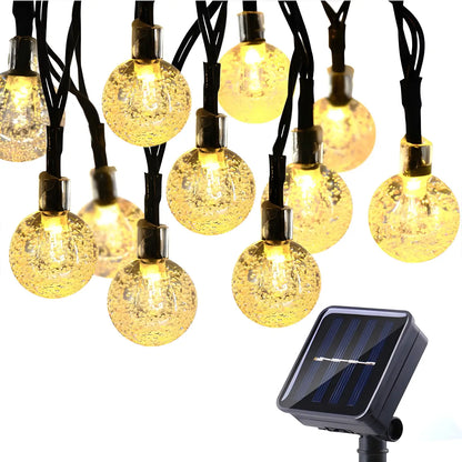 Solcellsljusslinga LED - Dekorativ lykta för julen