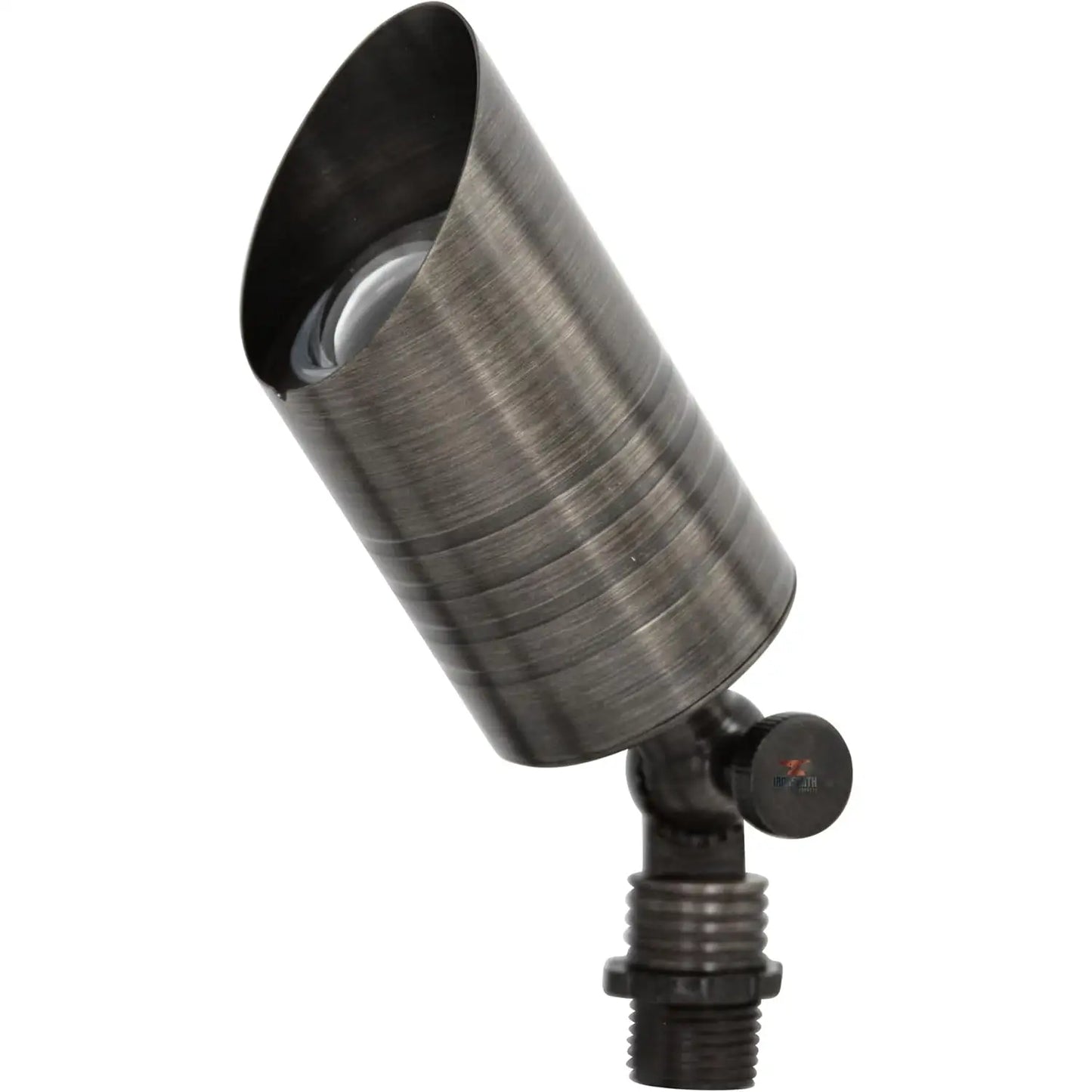 Justerbara utomhusspotlights i massivt mässing med 5 LED-lampor