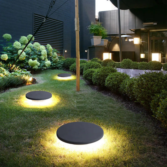 Stenformad LED-lampa i trädgården | Miljövänlig & stilren