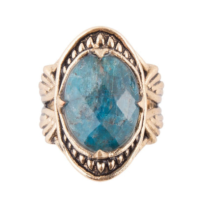 Bague Apatite Facettée Sweet Dreams