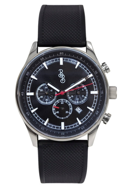 Czarny sportowy chronograf