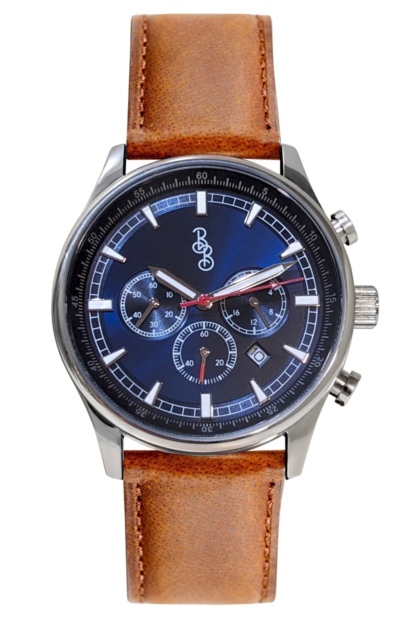 Niebieski sportowy chronograf