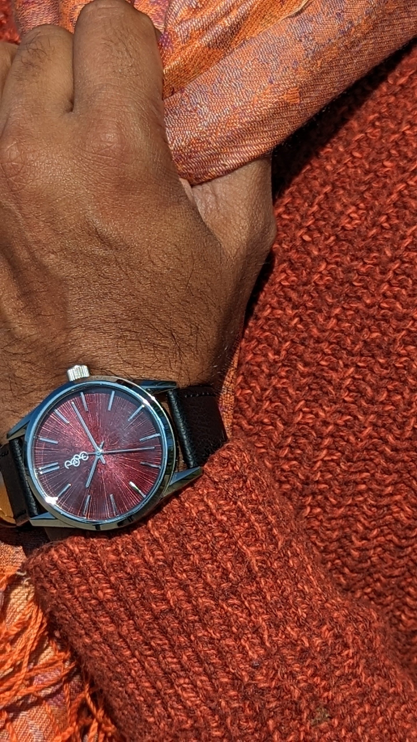 Zegarek Burgundy Sunburst