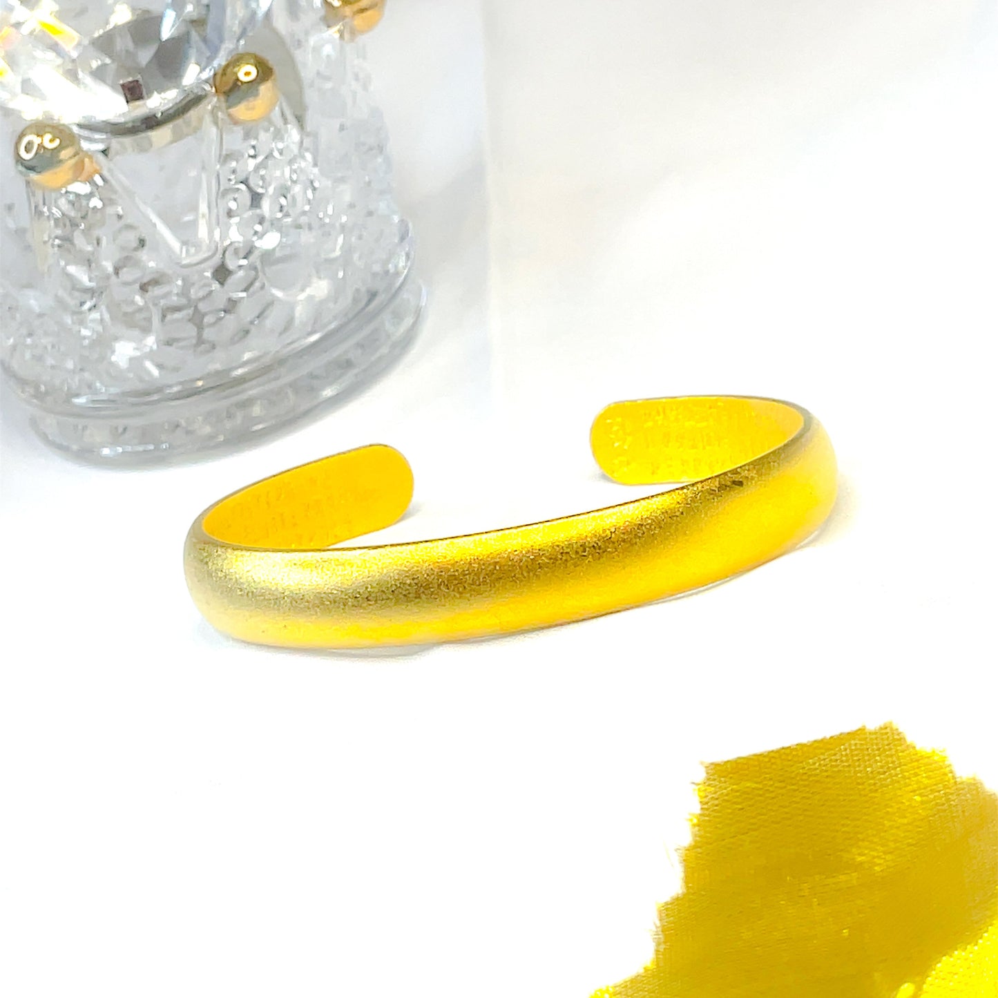 Bracciale opaco oro