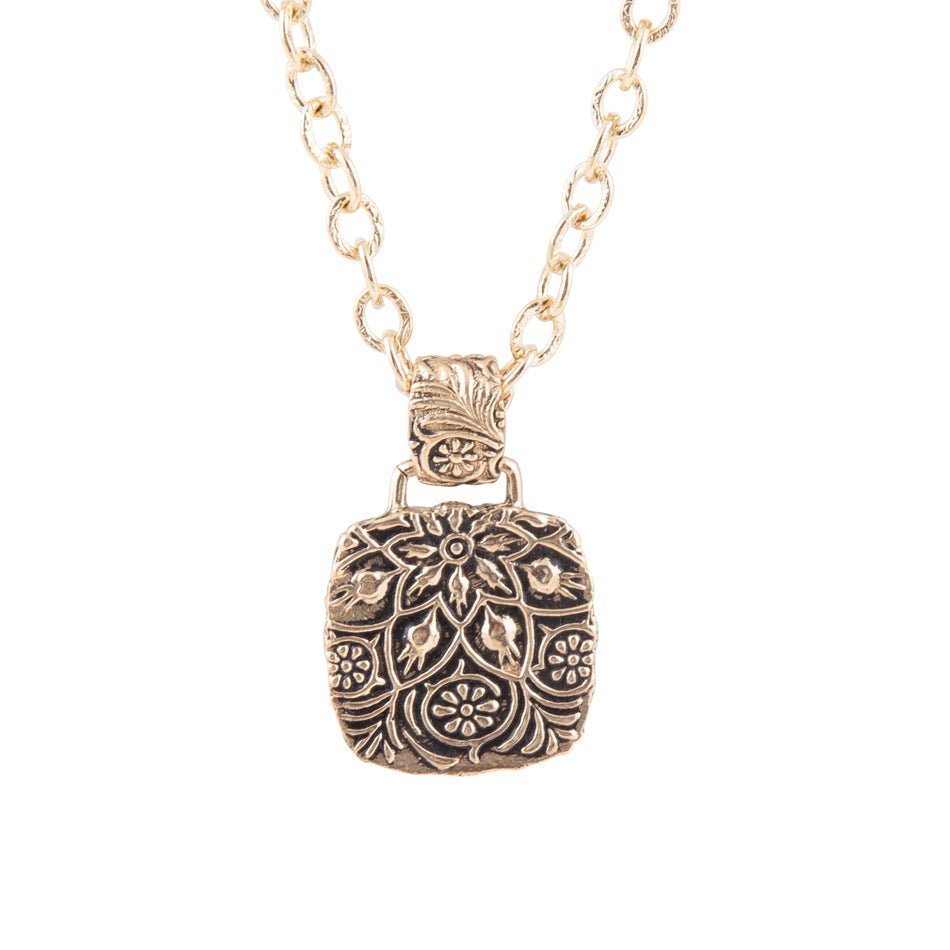 Collana con tre pietre turchese