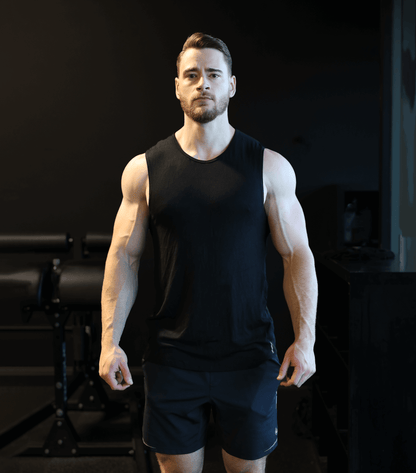 Bamboo Aerotech Tank - Heather Grijs