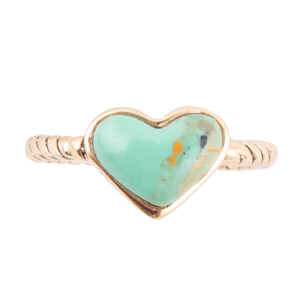 Rope My Heart Blu Turchese e Anello Dorato