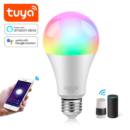 Tuya Smart LED-lampa RGB WiFi-lampa för hem och kontor