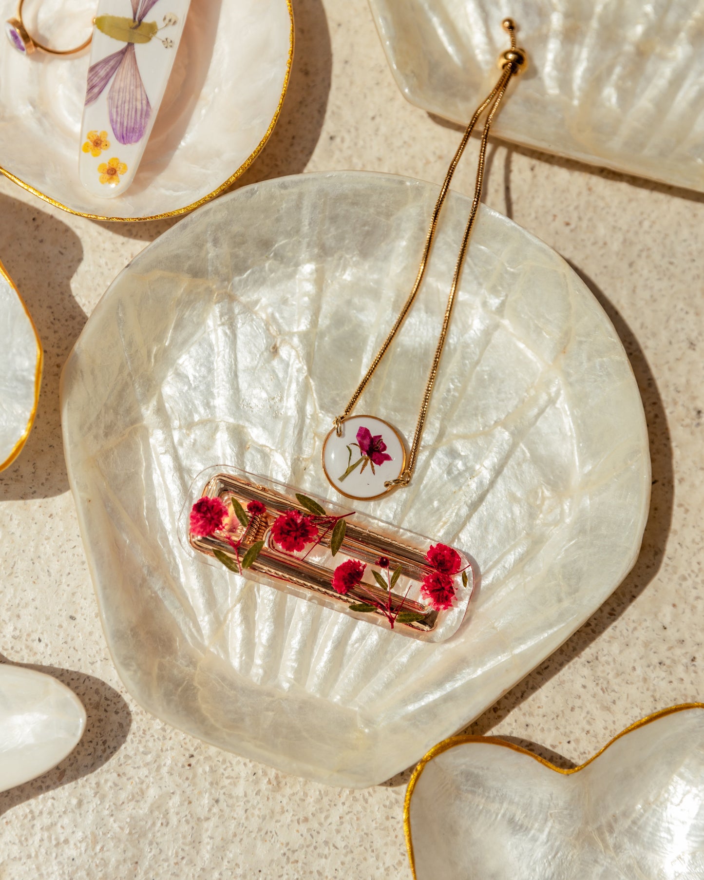 Wildflower Gold Bracelet Small Pendant