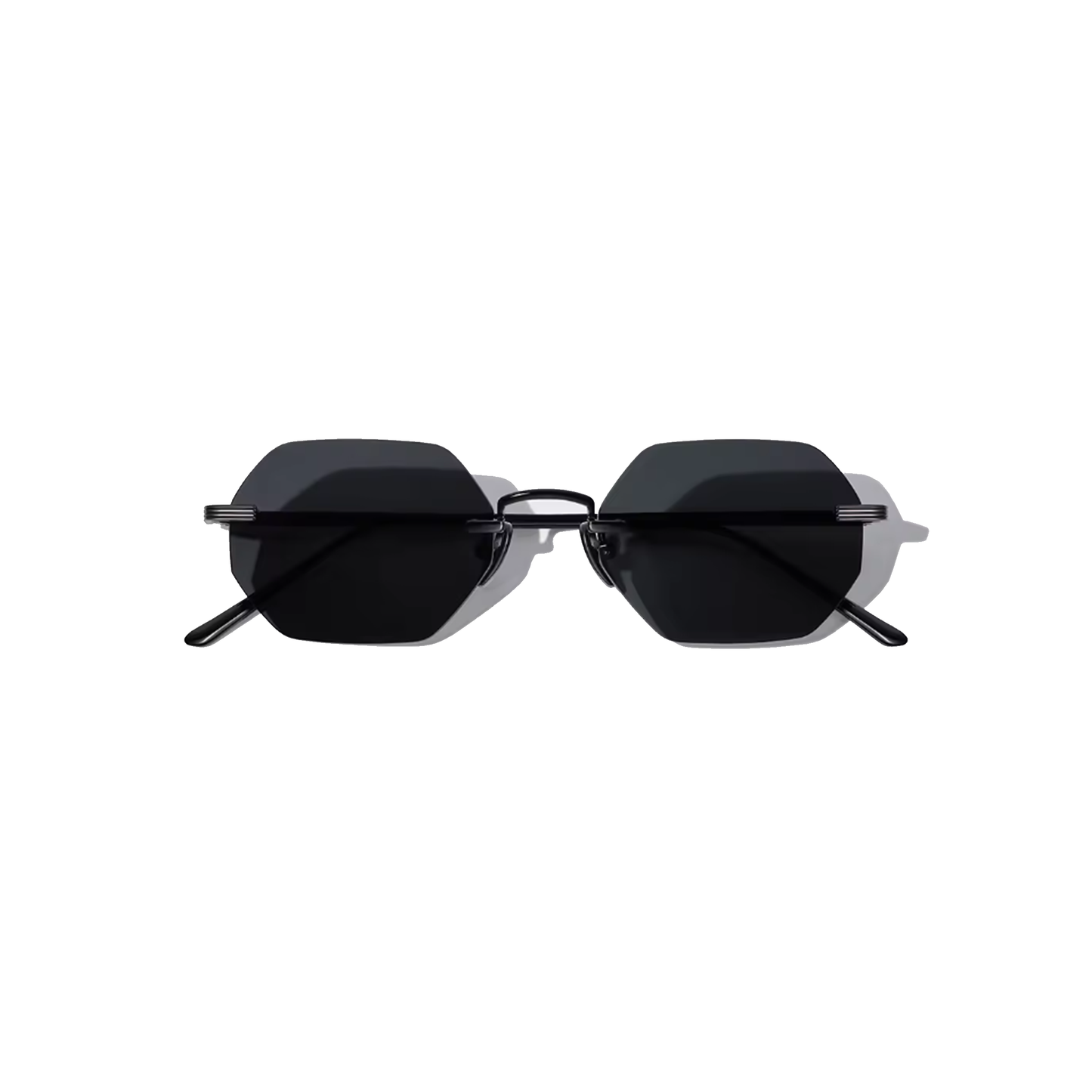 Vonne Daybreaker Hexagon Frameless Sunglasses