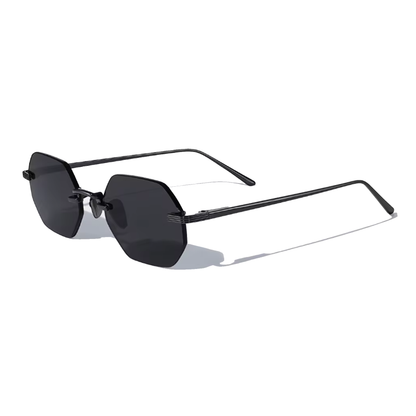 Lunettes de soleil sans monture hexagonales Vonne Daybreaker