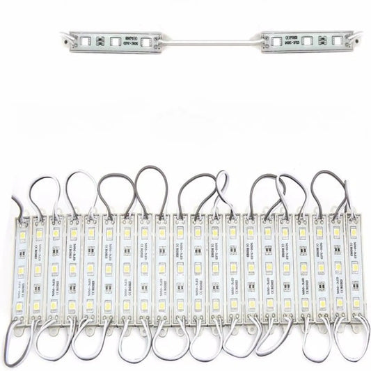 Vattentät modul LED-ljusslinga med 60 LED-lampor och 10ft kabel