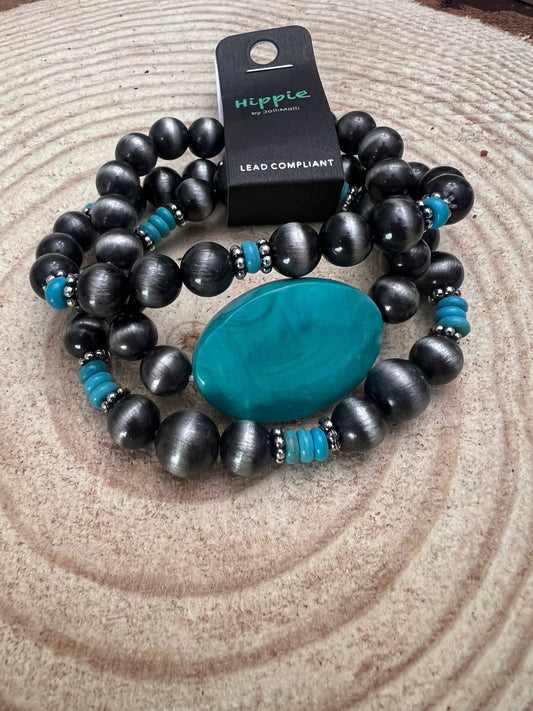 Western Achat 3-in-1 Armband Set