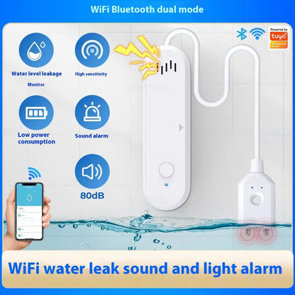 WiFi Vattennivåsensor & Läckagealarm för Hem Säkerhet – Tuya Smart