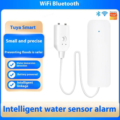 WiFi Vattennivåsensor & Läckagealarm för Hem Säkerhet – Tuya Smart