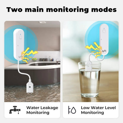 WiFi Vattennivåsensor & Läckagealarm för Hem Säkerhet – Tuya Smart