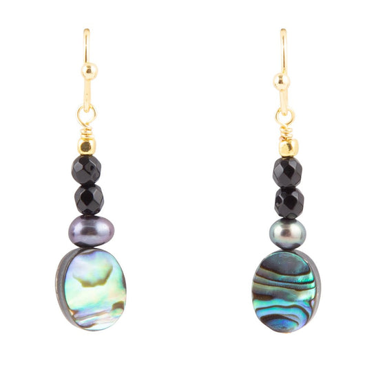 Kolczyki Xavier Abalone Onyx