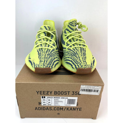 Yeezy Boost 350 V2 Semi Frozen Yellow Sneakers By adidas USA Men's 10.5