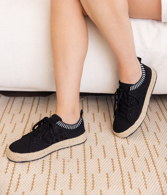 Sneakersy Yaras w kolorze czarnym