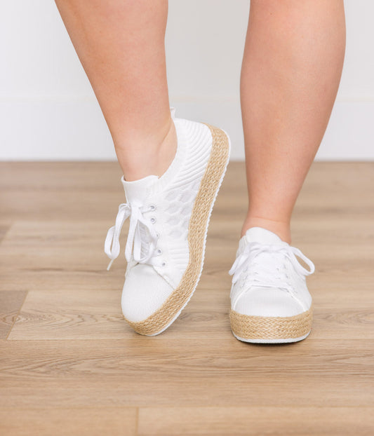 Sneakersy Yaras w białym kolorze