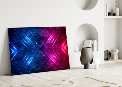Abstract Art Glass Wall Art