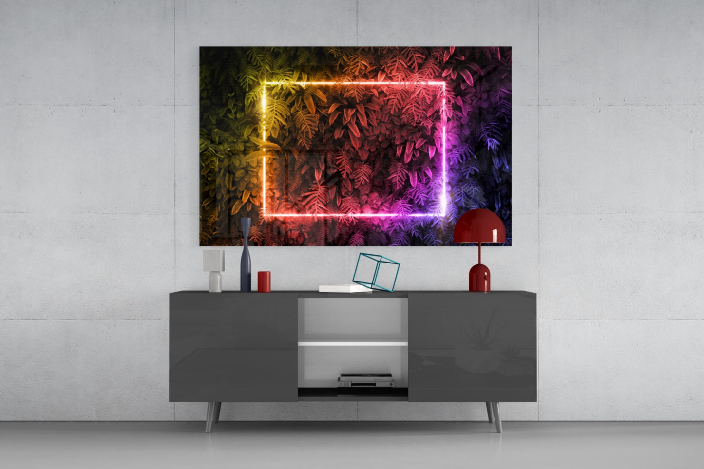 Abstract Art Glass Wall Art