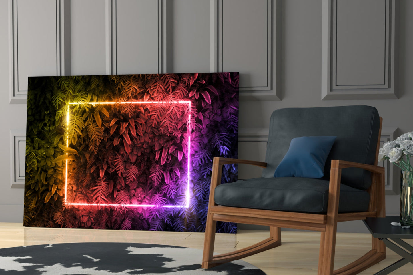 Abstract Art Glass Wall Art