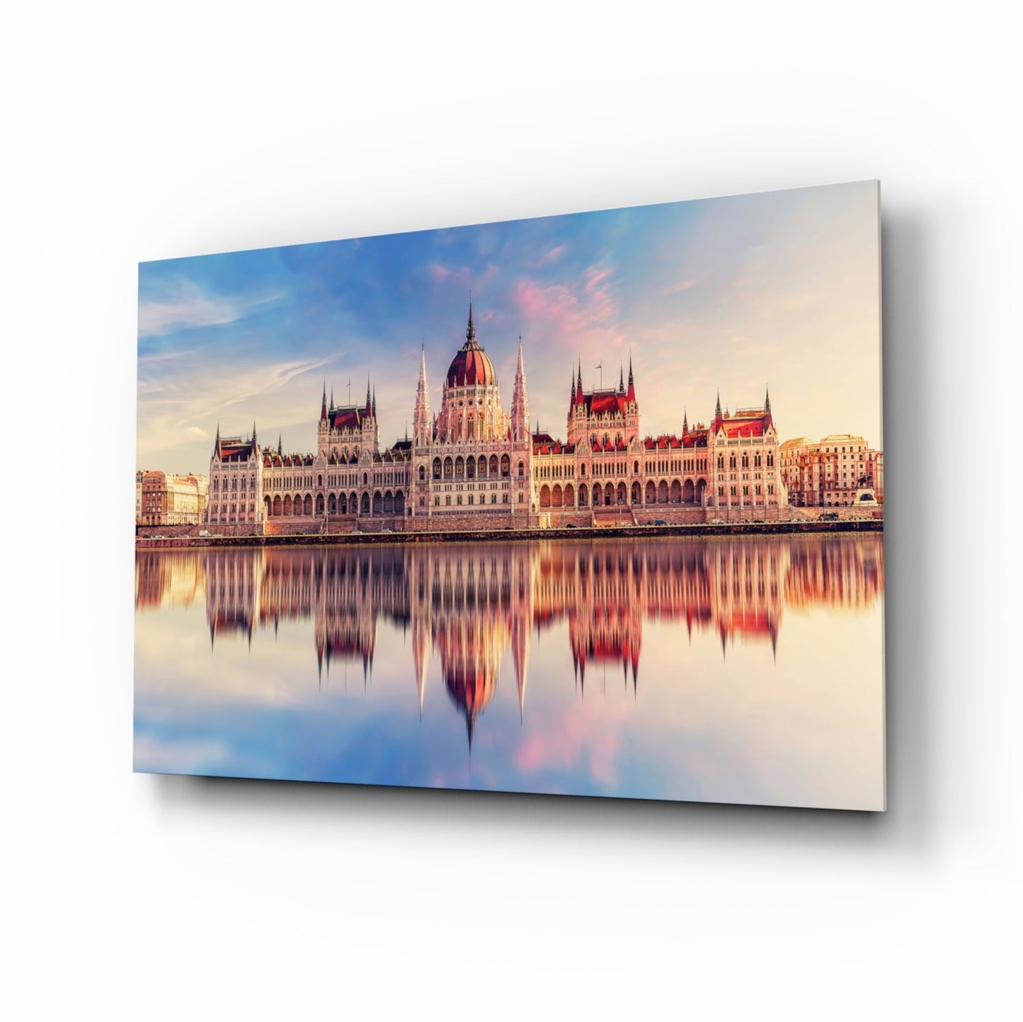 Hungarian Parliament Building Glass Wall Art