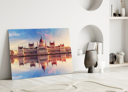 Hungarian Parliament Building Glass Wall Art