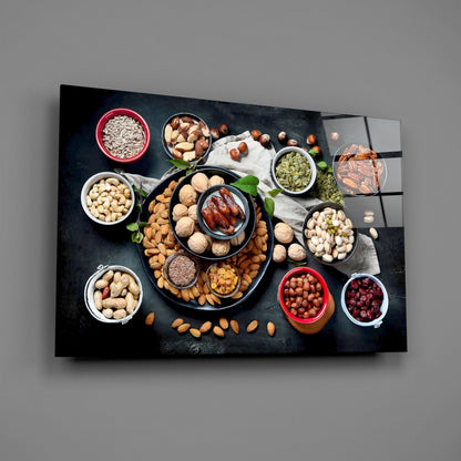 Nuts Glass Wall Art