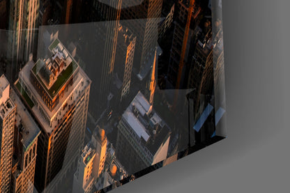 New York Glass Wall Art