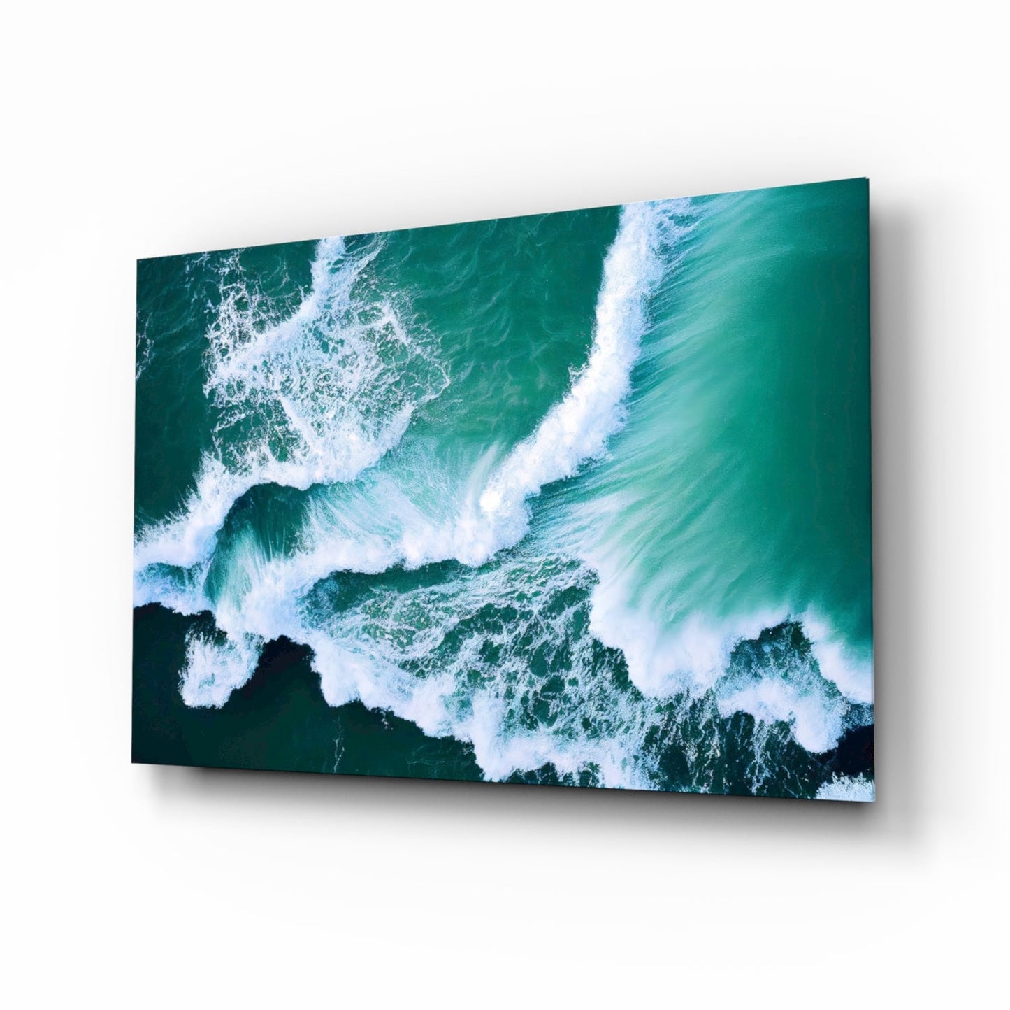 Waves Glass Wall Art
