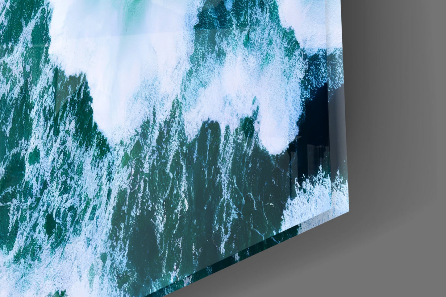 Waves Glass Wall Art