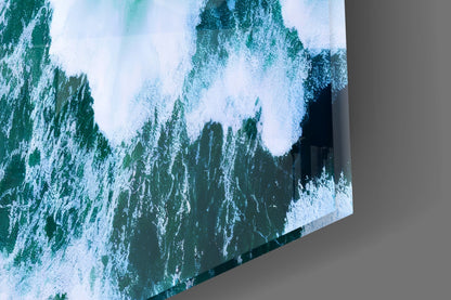 Waves Glass Wall Art