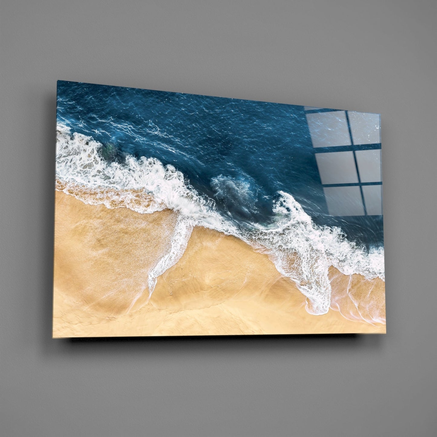 Waves Glass Wall Art
