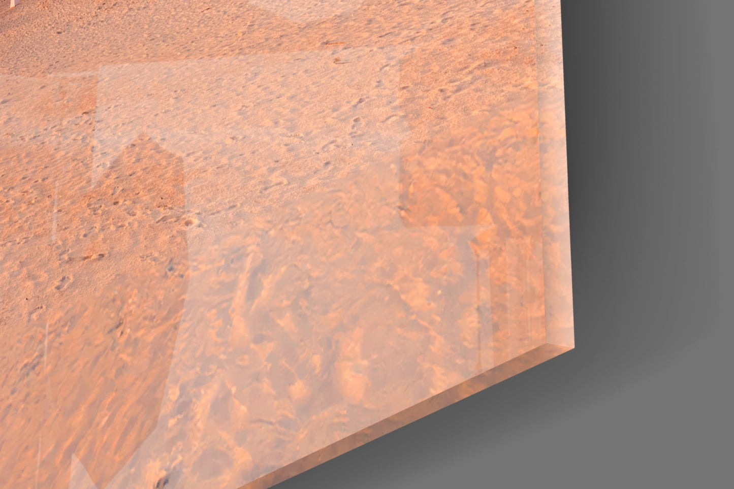 Beach View Glass Wall Art