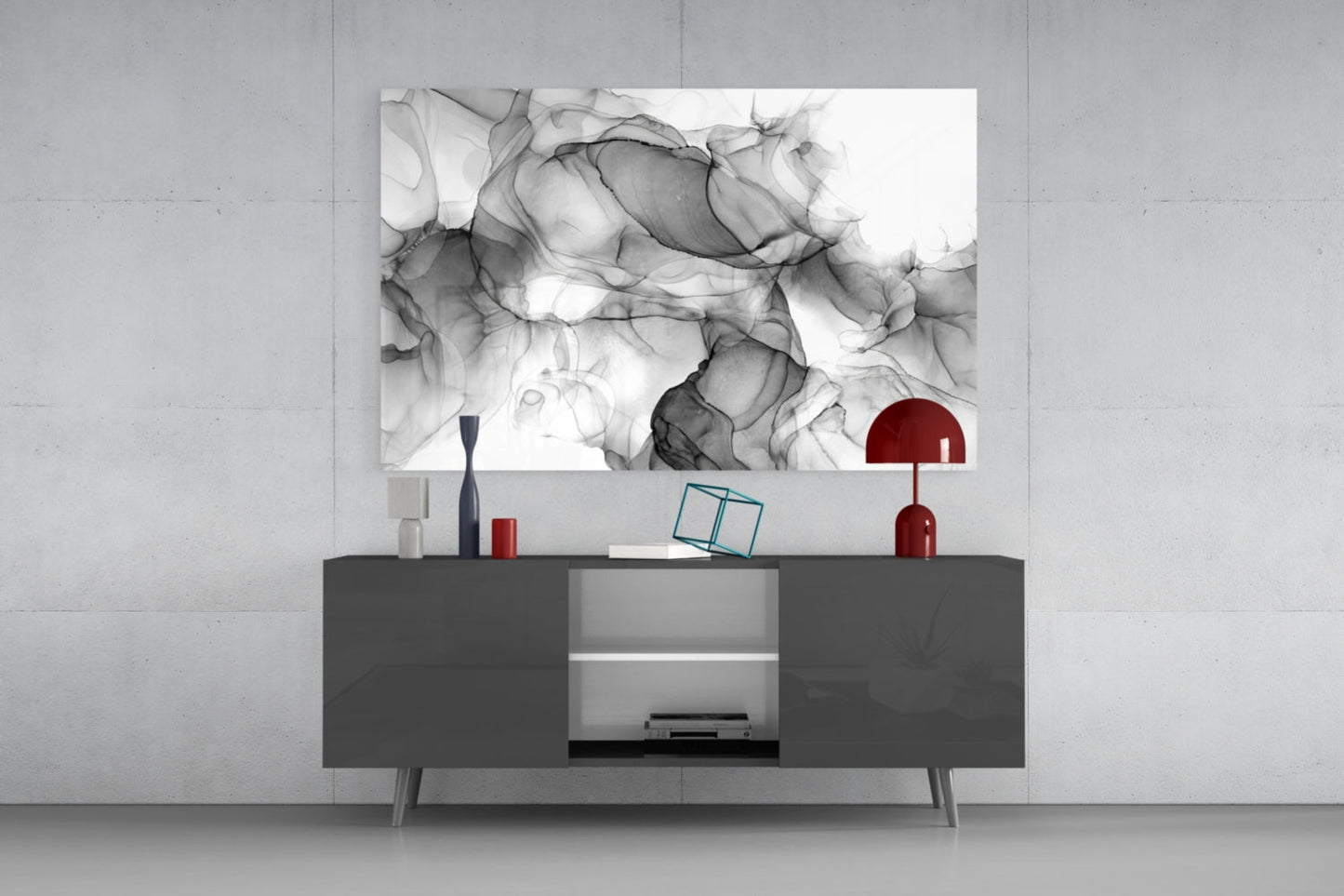 Abstract Art Glass Wall Art