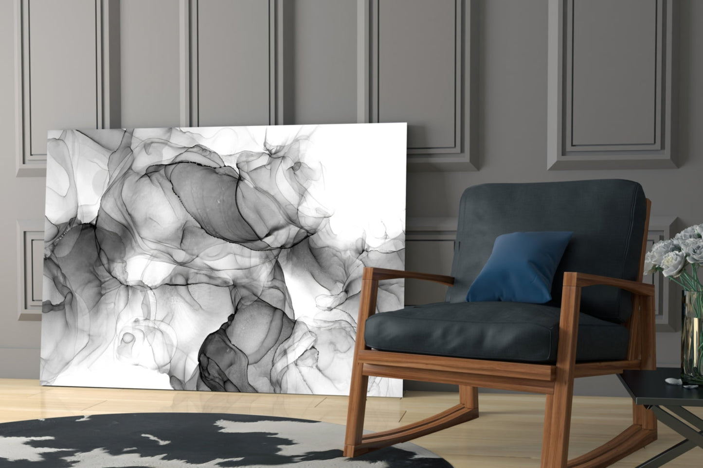 Abstract Art Glass Wall Art