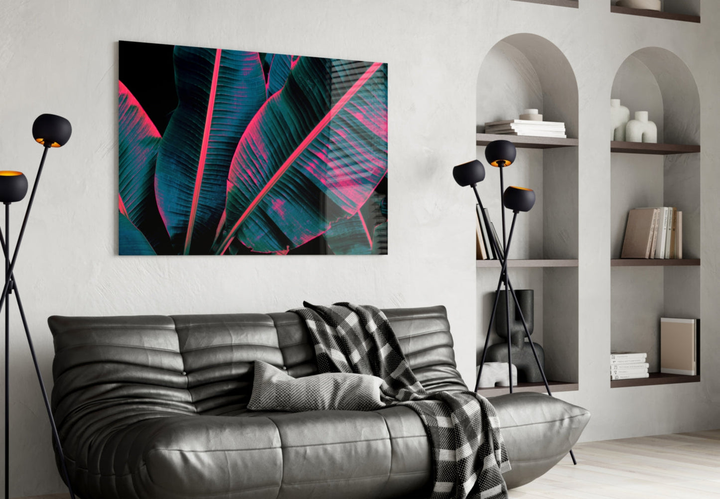 Abstract Art Glass Wall Art