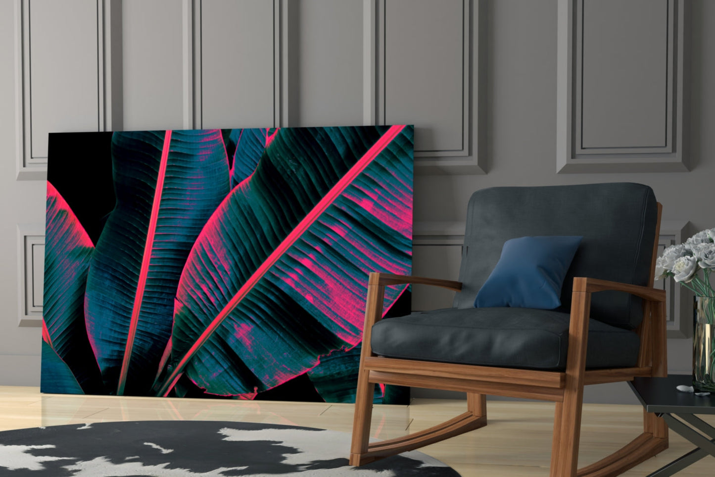 Abstract Art Glass Wall Art