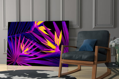 Areca Bunch Glass Wall Art