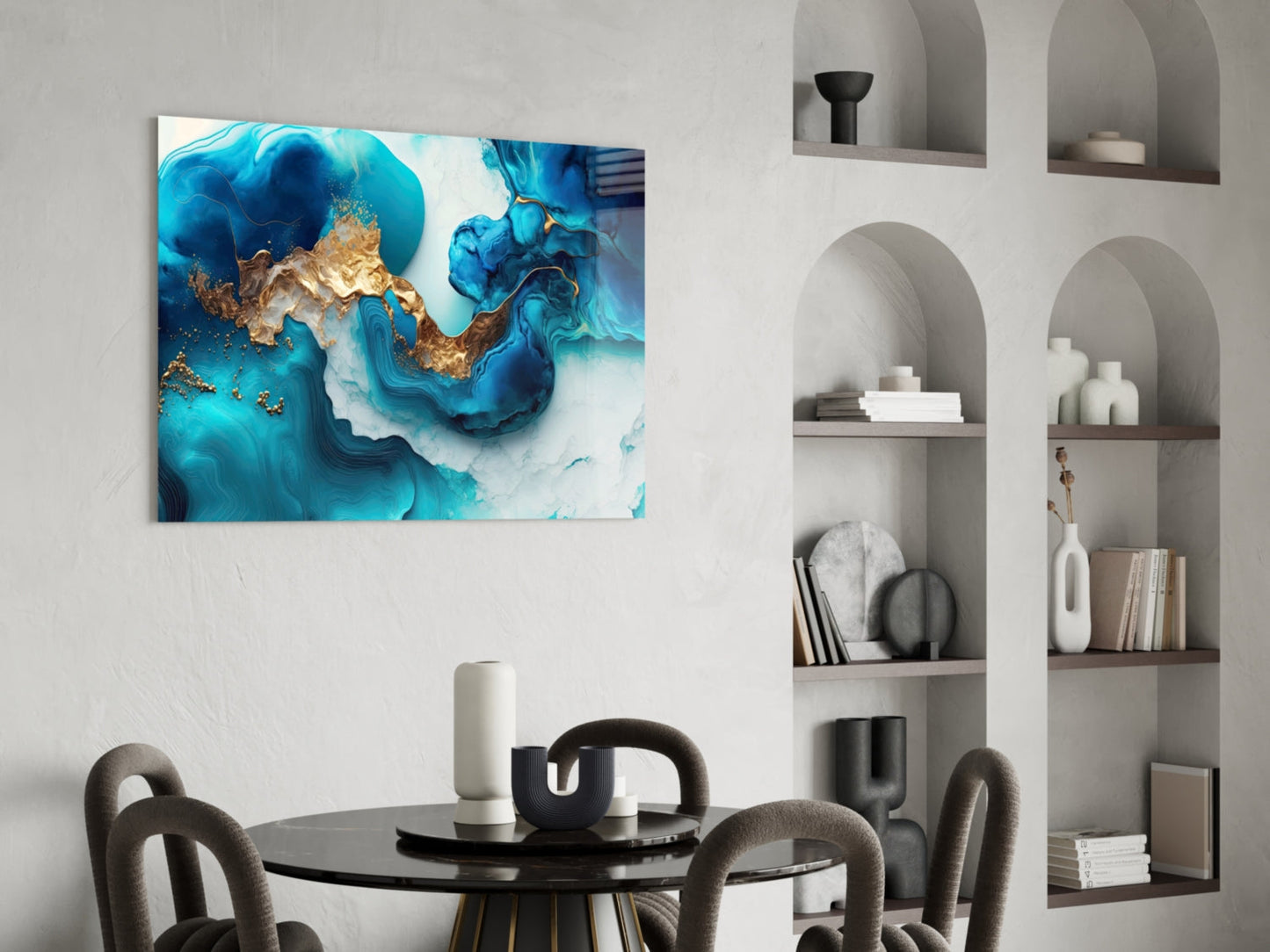 Abstract Art Glass Wall Art