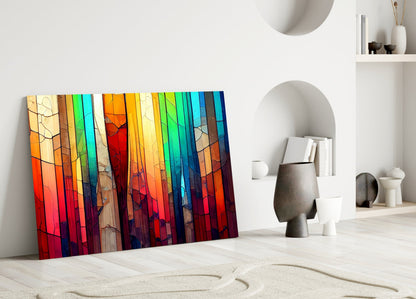 Abstract Art Glass Wall Art
