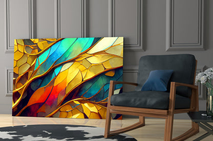 Abstract Art Glass Wall Art
