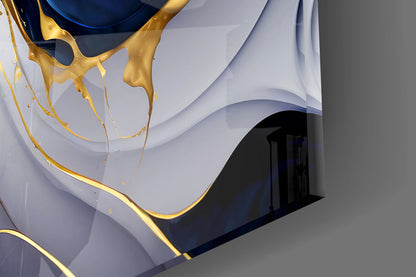 Abstract Art Glass Wall Art