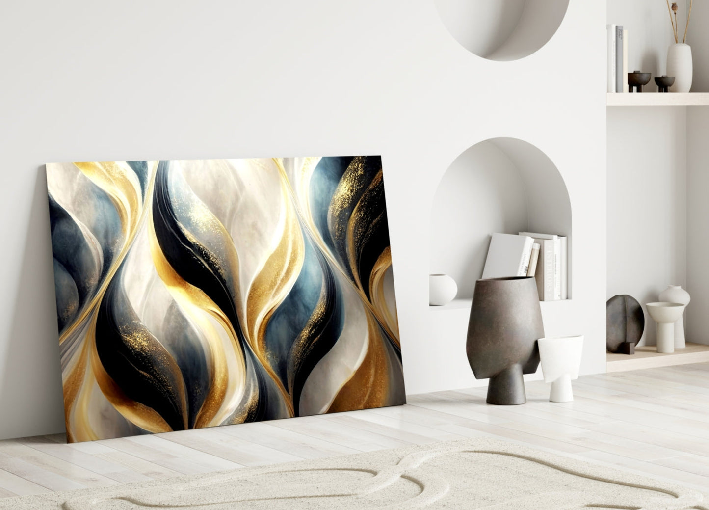 Abstract Art Glass Wall Art