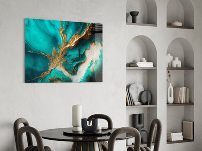 Abstract Art Glass Wall Art