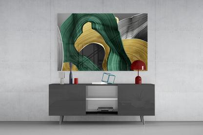Abstract Art Glass Wall Art