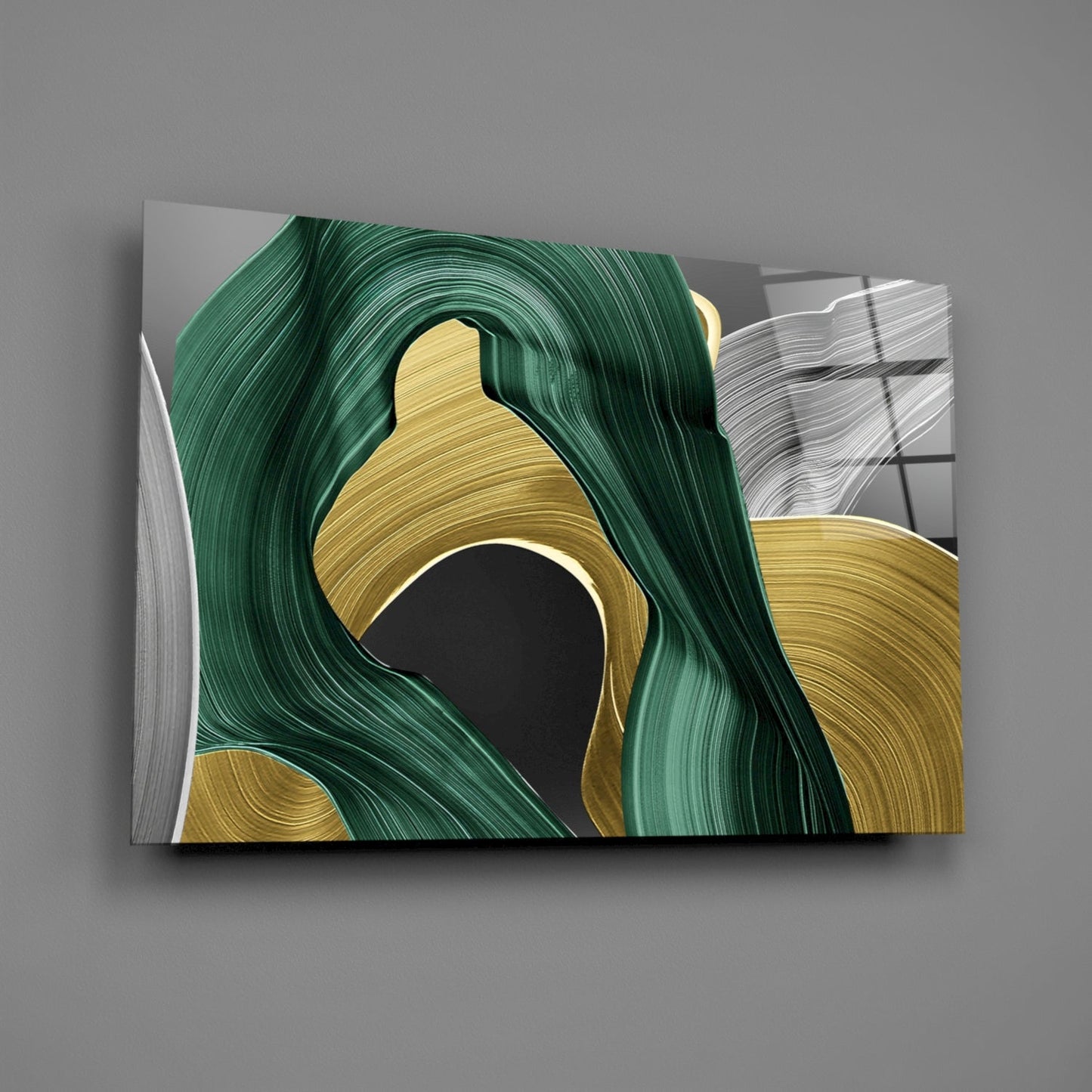 Abstract Art Glass Wall Art