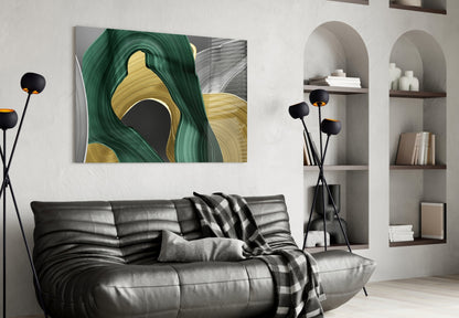 Abstract Art Glass Wall Art